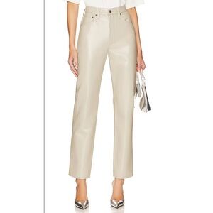 Agolde Recycled Leather 90s Pinch Waist Pants